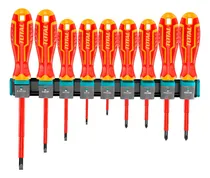 Comprar Set Destornilladores Electricos Aislado 9pcs Total Thtis596