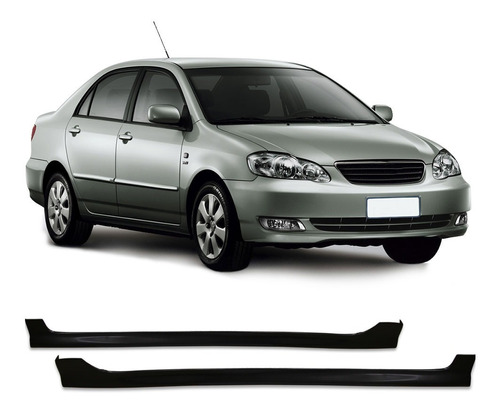 Par Spoiler Lateral Corolla 2003 2004 2005 2006 2007 2008