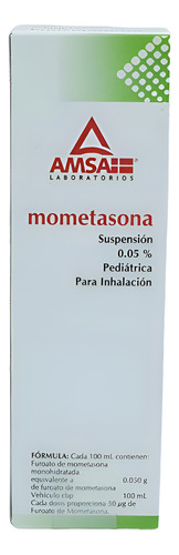 Mometasona Inhalación Nasal 0.05% 18 Ml Suspensión 140 Dosis
