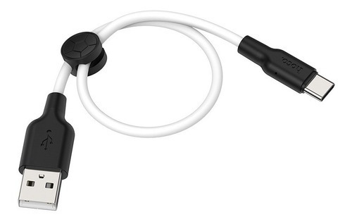 Cable De Carga Y Datos Usb Para iPhone Silicona 0.25m 2.4a Color Blanco