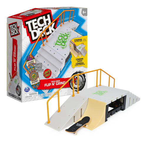 Tech Deck, Flip N Grind X-connect Park Creator, Juego De Ra