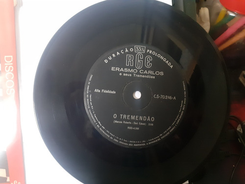 Erasmo Carlos O Tremendao/ O Bilhetinho Compacto Capa Orig (Usado)