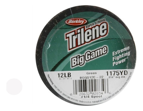 Nylon De Pesca De 10 Y 12 Lbs Berkley Triline Big Game