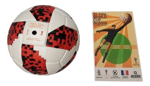 Balón Para Fútbol #2 Mundial Final Rusia 2018 + Afiche 