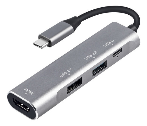 Imagem 8 de 8 de Adaptador Usb C Hdmi Usb Type-c Dex S8 S9 Mac Pro Air Nf Top