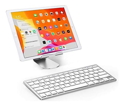 Teclado Bluetooth Ultradelgado Omoton Con Para iPad 10.2 Pul