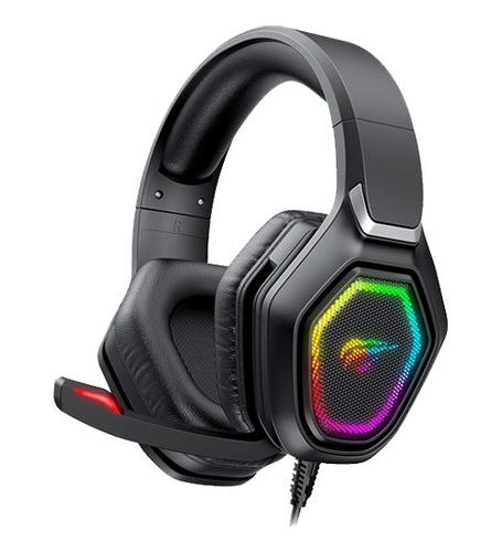 Diadema Gamer Con Luz Rgb Micrófono Sonido Envolvente Havit