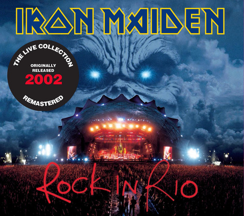 Iron Maiden Cd Duplo Rock In Rio 2020 Remasterizado Digipack