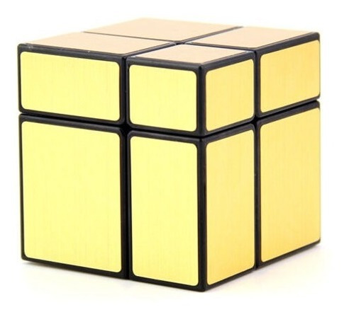 Cubo Rubik Shengshou 2x2 Mirror Gold Stickers 