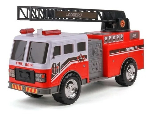 Tonka Camion Bomberos Blanco/rojo Sonidos Luces Con Envío !