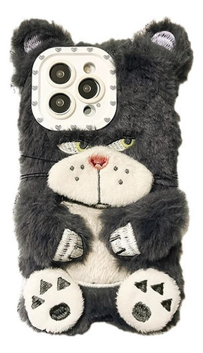 Funda Fluffy Lucifer Cat Para iPhone,