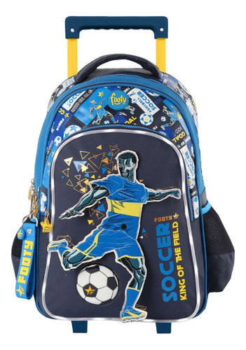 Mochila Carro 18 Pulgadas Footy Dinamicfutbol Boca River Afa