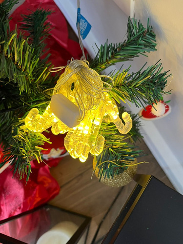 Pisca Pisca Luzes De Natal Cordão De Bengala 20 Leds Cor Das Luzes Branco Quente 110v