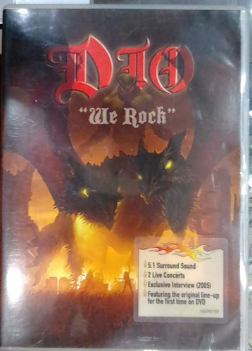 Dio. We Rock. Dvd Original Usado. Qqf. Ag.