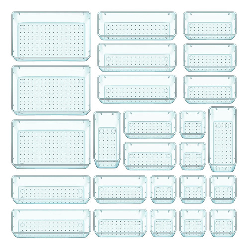 Juego Organizador De Cajones De Plástico Wowbox De 28 Piezas