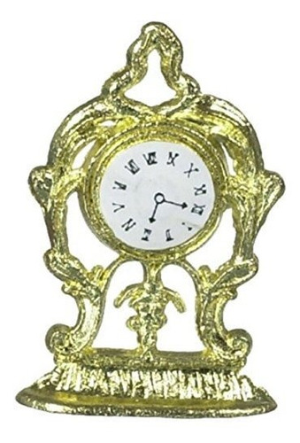 Reloj De Chimenea Victoriano En Miniatura.