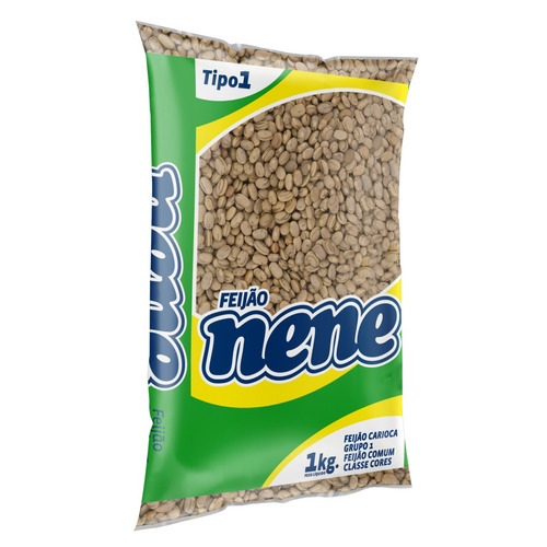 Imagem 3 de 4 de Feijão carioca cores Nene em pacote sem glúten 1 kg