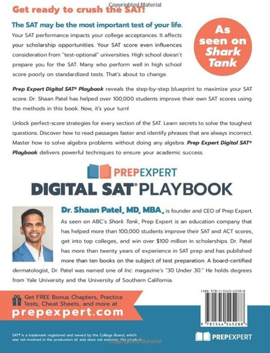 Libro: Prep Expert Digital Sat Playbook: Winning Strategies
