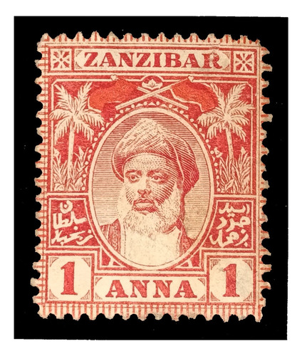 Zanzibar 1 Anna 1899 Nv. C/g Yv. 55