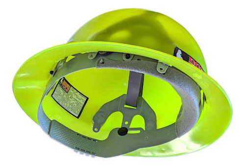 Casco Ala Ancha Intervalos Amarillo Fluorescente Dogotuls Color Amarillo Fosforescente