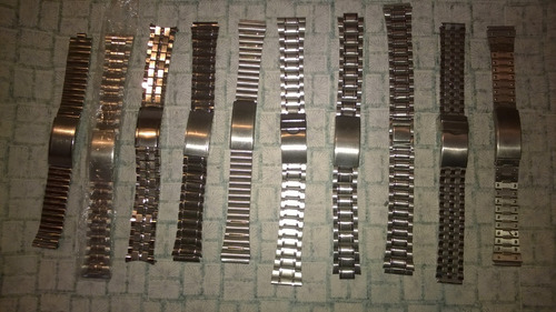 Mallas De Reloj Acero Nuevas Ver Medidas En Descripción