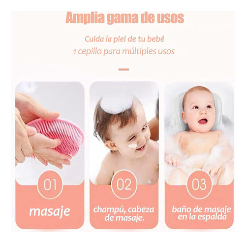 Hui X 2 Pcs Cepillo De Ducha,cepillo De Masaje Silicona