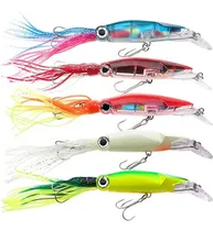 Comprar Zsrivk 5 Señuelos De Pesca De Calamar, Señuelos De Pesca De 
