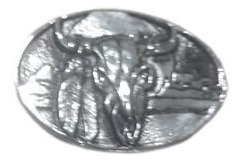 Hebilla De Metal Para Cinto Vaquero Cowboy Regional Toro Pla