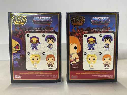 Dos Pack Pop Pin Masters Of The Universe He-man Y Skelletor