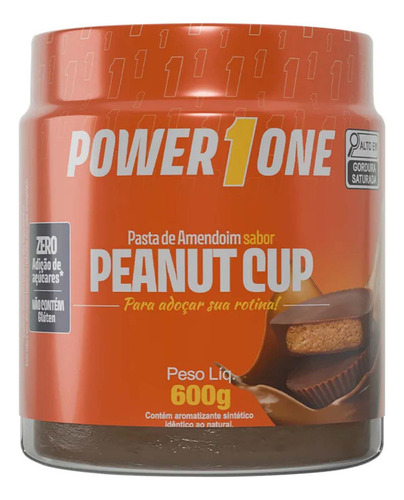 Pasta De Amendoim Peanut Cup Power1one 600g