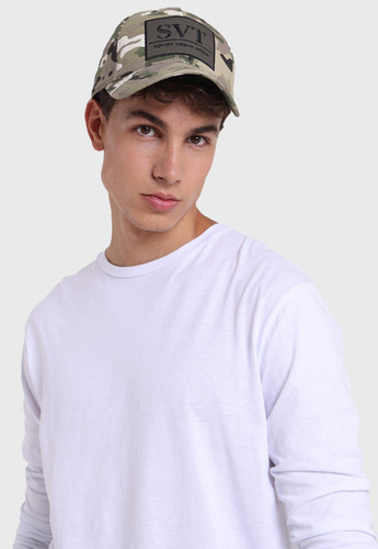 Imagen 3 de 6 de Polera Manga Larga Hombre Soviet Spo2730bl
