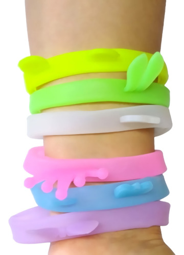 Set Con 6 Pulseras Elásticas Para Niños Mayores De 6 Años