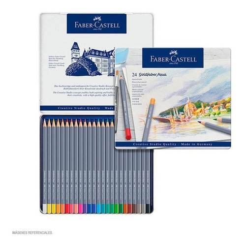 Estuche Colores Goldfaber Acuarelables X 24