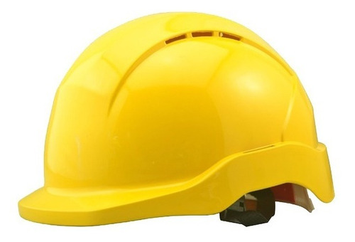 Casco Protección Hdpe Ajustable Amarillo