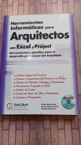 Herramientas Informaticas Para Arquitectos Con Excel Y Proje