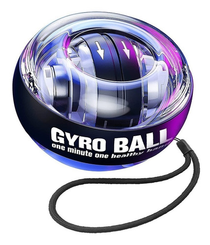 Led Gyroscopic Powerball Gyro Power Pulso Bola Braço Músculo