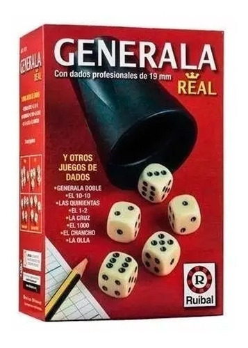 Generala Real Juego De Mesa Original Ruibal Clasico Piu