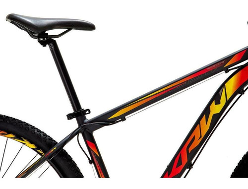 Bicicleta Aro 29 Krw Spot Alum Shimano Acera 27v Trava Sx13 Cor Preto/Amarelo e Vermelho