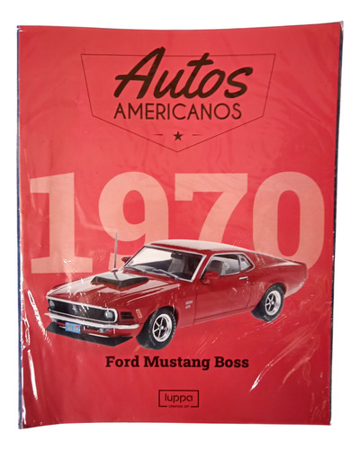 Colección Autos Americanos 1/43 N° 1 Ford Mustang Boss 429 Rojo