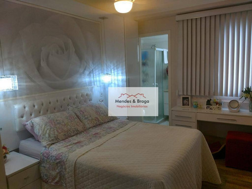 Imagem 10 de 21 de Apartamento Com 3 Dormitórios À Venda, 83 M² Por R$ 680.000,00 - Centro - Guarulhos/sp - Ap2402