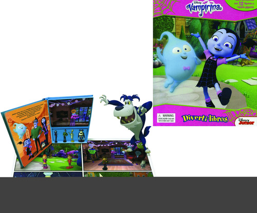Divertilibros: Disney Jr Vampirina, de White, Erika. Divertilibros: Disney El Paraiso De Las Mascotas Editorial Silver Dolphin (en español), tapa dura en español, 2018