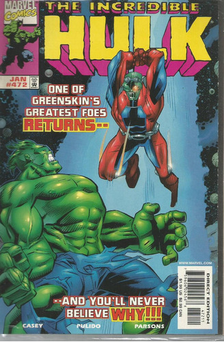 The Incredbile Hulk 472 - Marvel - Bonellihq Cx243 G20