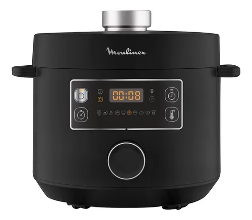 comprar Olla Programable Multifunción Moulinex Turbo Cuisine 5Lts 10 Programas, Negra CE754810