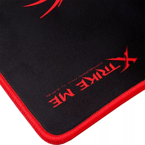 Imagen 2 de 7 de Mousepad Gamer Xtrike Me Rojo/negro Grande Mp-202 Cpu