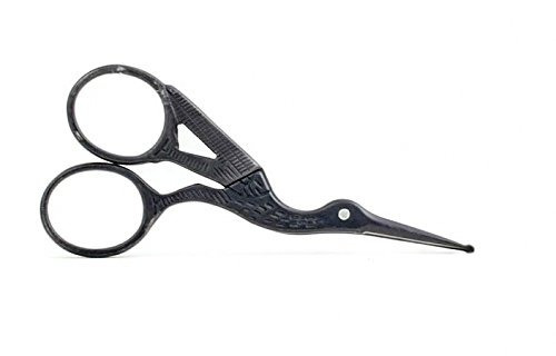 Kikkerland Crane Nose Hair Scissors, .04 Onza
