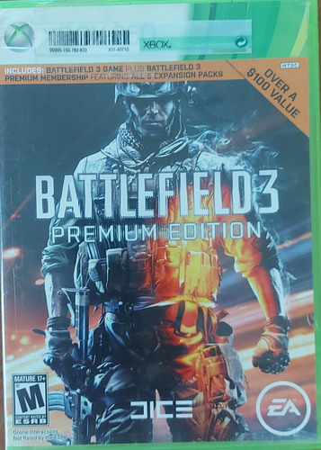 Battlefield 3 Premium Edition Xbox 360 Original Físico 