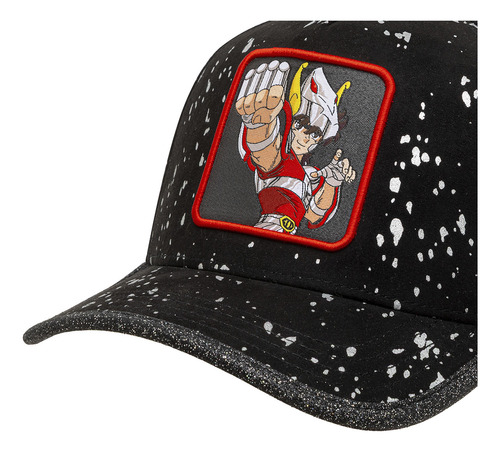 Gorra Capslab Saint Seiya Pegaso Negra Solo Deportes Negro Único