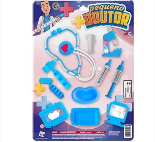 Brinquedo Infantil Pequenos Doutores Acessórios +3 Pica Pau