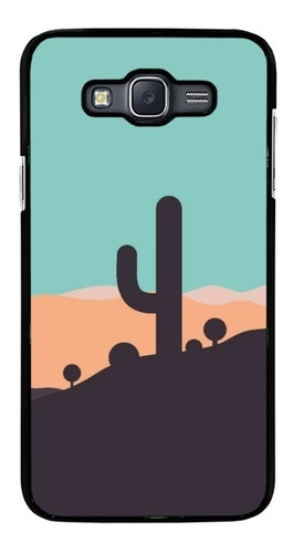Funda Protector Rudo Para Samsung Galaxy Decierto Cactus 