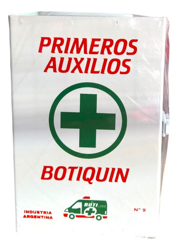 Botiquin Primeros Auxilios Metal 48 Elementos Comercio Ofert